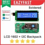 LCD 1602 16x2 16*02 Blue Green + i2C IIC Backpack LCD Module Arduino