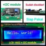 LCD 1602 16x2 16*02 Blue Green + i2C IIC Backpack LCD Module Arduino - Image 2