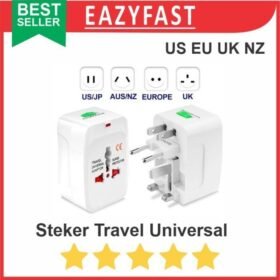 Universal World Adaptor Steker Converter Colokan Stop Kontak US EU UK