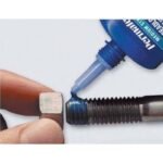 Lem Baut Mur Trimpot Biru Thread Locker Glue Blue 242 - Image 3