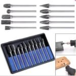 Mata Bor Metal Tuner Ukir Engrave Die Grinder Tungsten Carbide Set 10 - Image 2