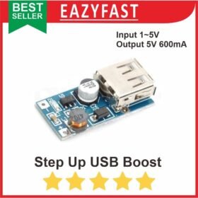 USB DC-DC Step Up 5V 600mA Input 0.9-5V Booster Charger Cas HP Module