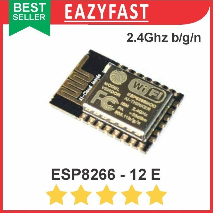ginee_20241122162929419_8579938270.jpeg ESP12E ESP8266-12E ESP 8266 12E 12 E Wifi Wireless Internet Arduino C - Image 1