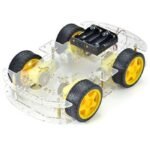 Roda Ban Robot Wheel Mini DC Gear Gearbox motor Tyre Smart Car - Image 5