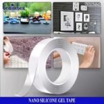 Double Nano Tape Bening Tebal 1 Inch 30mm Lem Tahan Anti Air Waterproof Lakban Isolasi PU Gel - Image 2