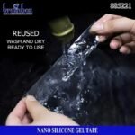 Double Nano Tape Bening Tebal 1 Inch 30mm Lem Tahan Anti Air Waterproof Lakban Isolasi PU Gel - Image 3