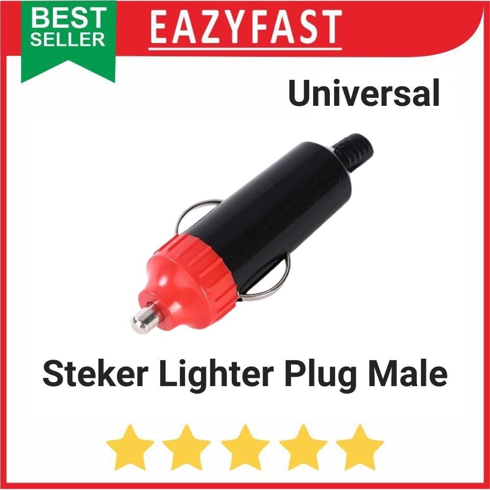 ginee_20260813150300053_5283301604.jpeg Kepala Jack Socket Steker Colokan Mobil 12V DC Car Lighter Plug Male - Image 1